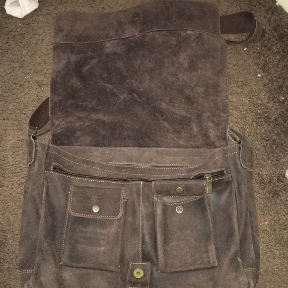 100% leather book bag - Picture 1 of 16